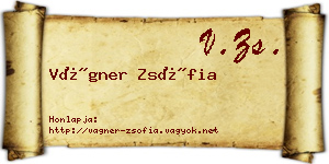 Vágner Zsófia névjegykártya