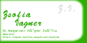 zsofia vagner business card